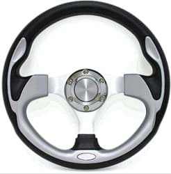 Show details for 14" Pursuit steering wheel kit with chrome adapter, carbon fiber / black Picture of 14" Pursuit steering wheel kit with chrome adapter, carbon fiber / black