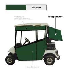Show details for Bag/club cover vinyl, Forest green Picture of Bag/club cover vinyl, Forest green
