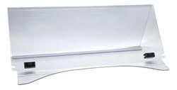Show details for Fold down windscreen, clear, impact modified Picture of Fold down windscreen, clear, impact modified