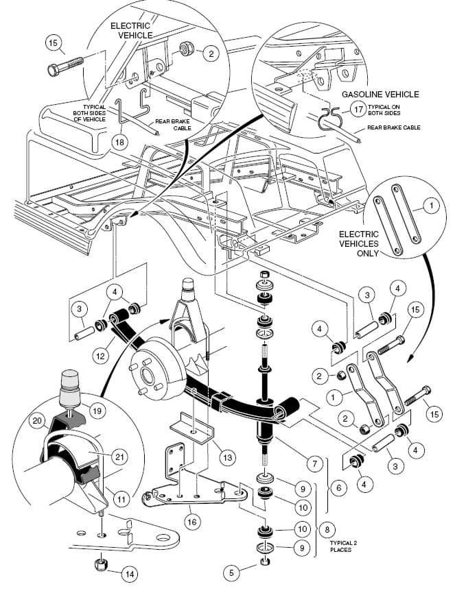 Picture of Pad, spring, driver side