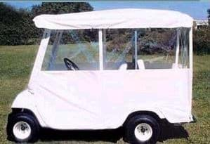 Picture of Enclosure, three sided, for 4-passenger car, ivory