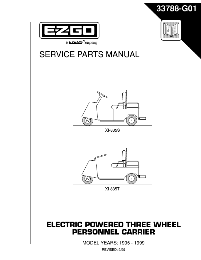 Picture of 1995 - 1999 – E-Z-GO – SM- All elec/utility 