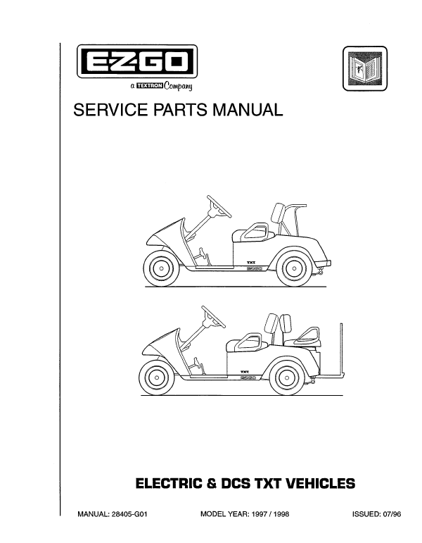 Picture of 1997 - 1998 – E-Z-GO – SM - All elec/utility