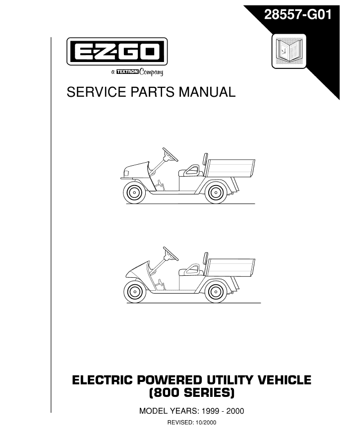 Picture of 1999 - 2000 – E-Z-GO - INDUSTRIAL – SM - All elec/utility