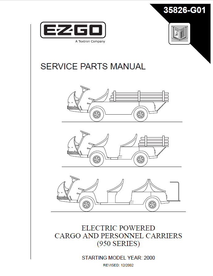 Picture of 2000 – E-Z-GO – 950-SERIES - SM - All elec/utility