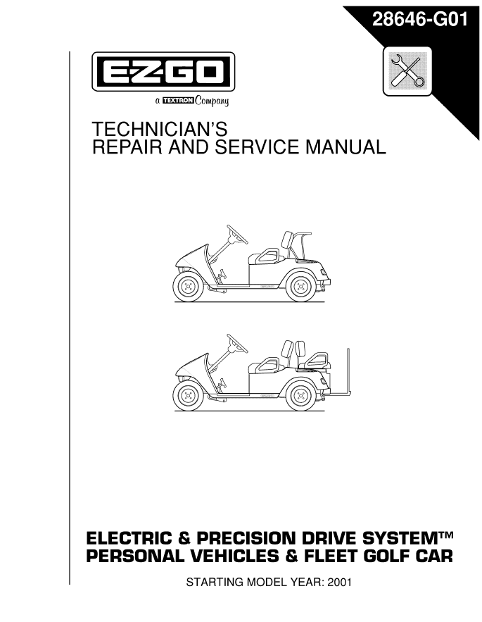 Picture of 2001 – E-Z-GO - SM - All elec/utility