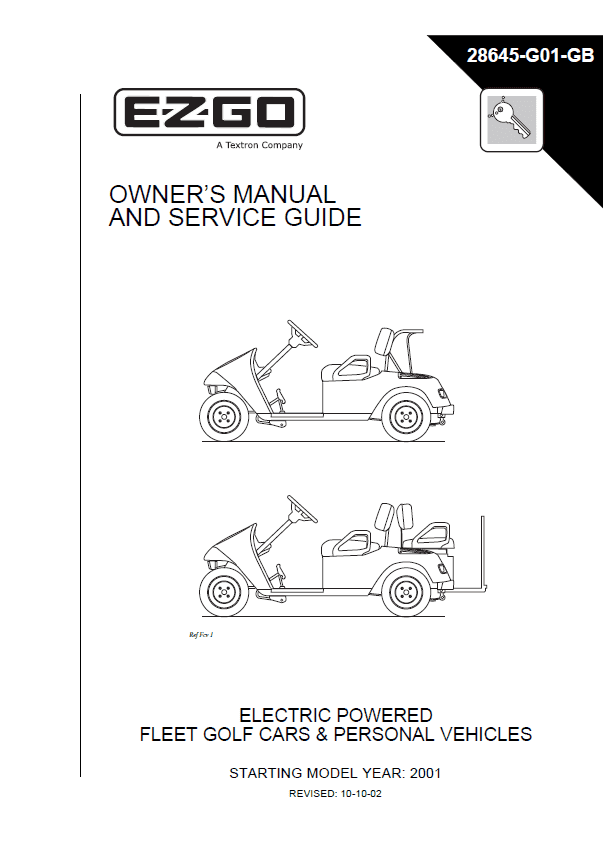 Picture of 2001 – E-Z-GO – OM - All elec/utility