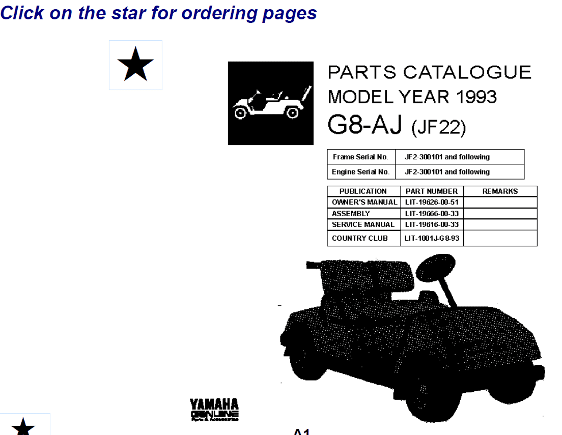 Picture of 1993 - Yamaha - G8 - AJ - PC - GAS