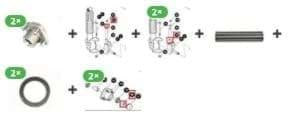 Picture of Front suspension repair set EZGO RXV 2008-2020