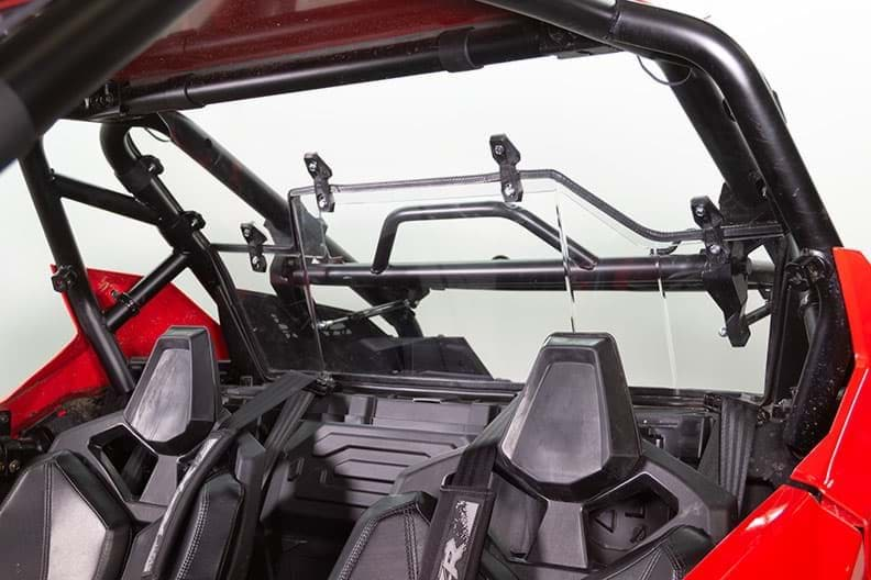 Picture of rear windshield - uv resistant polycarbonate