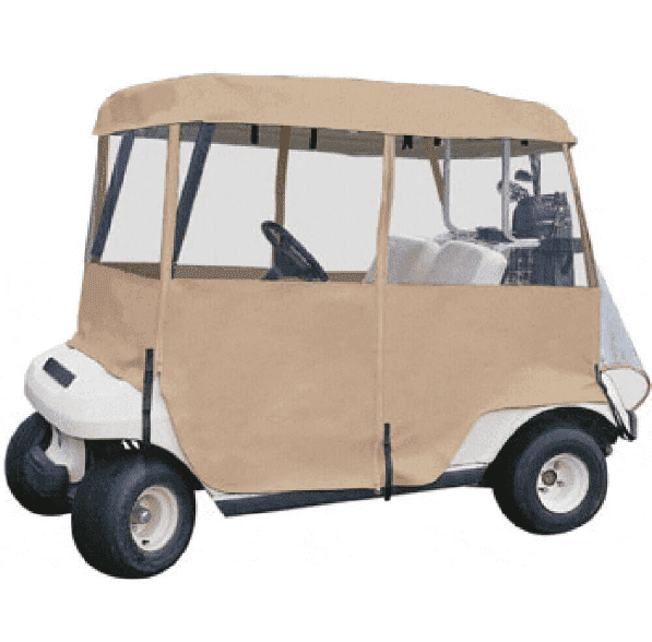 Picture of heavy-duty 2-Passenger Enclosure Tan